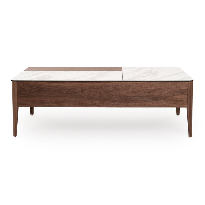 Elkom Wood Coffee Table Dark Brown