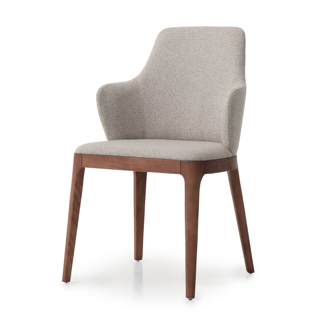 Evana Fabric Chair Light Brown