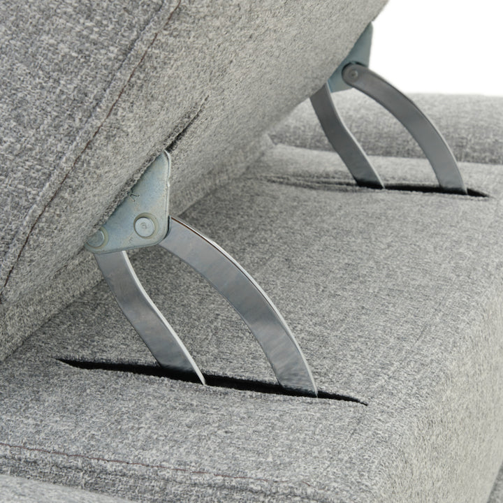 Niguel Reclining Accent Chair Light Grey