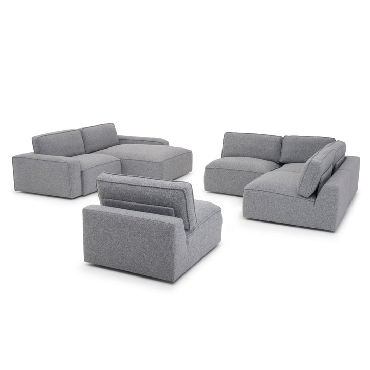 Nash Fabric Modular Set Dark Grey
