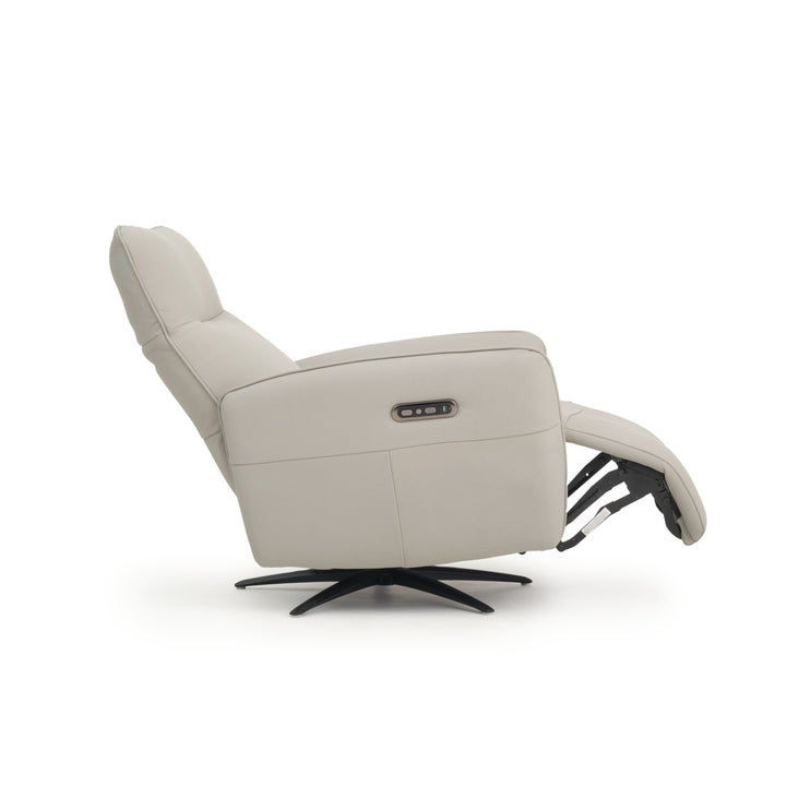 Naruto Reclining Accent Chair Light Grey