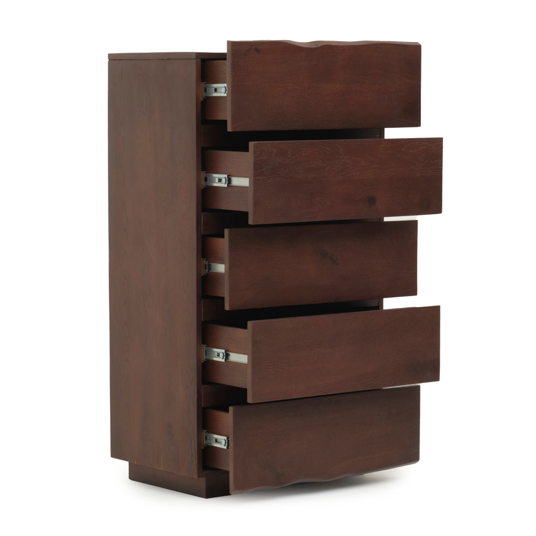 Noemi 5-Drawer Chest Dark Brown