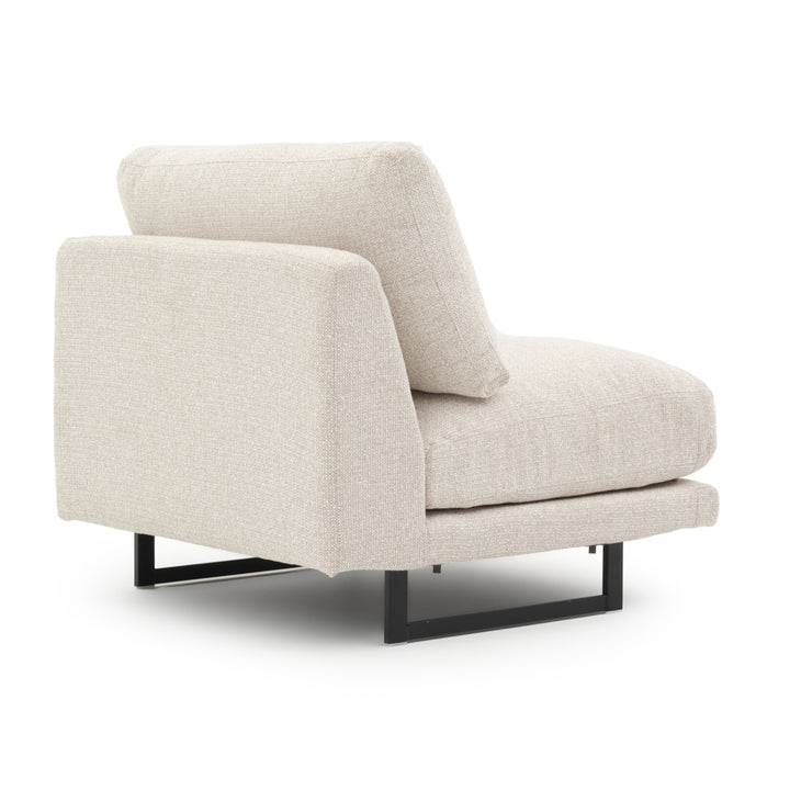 Elizabeth Modular Armless Chair Beige
