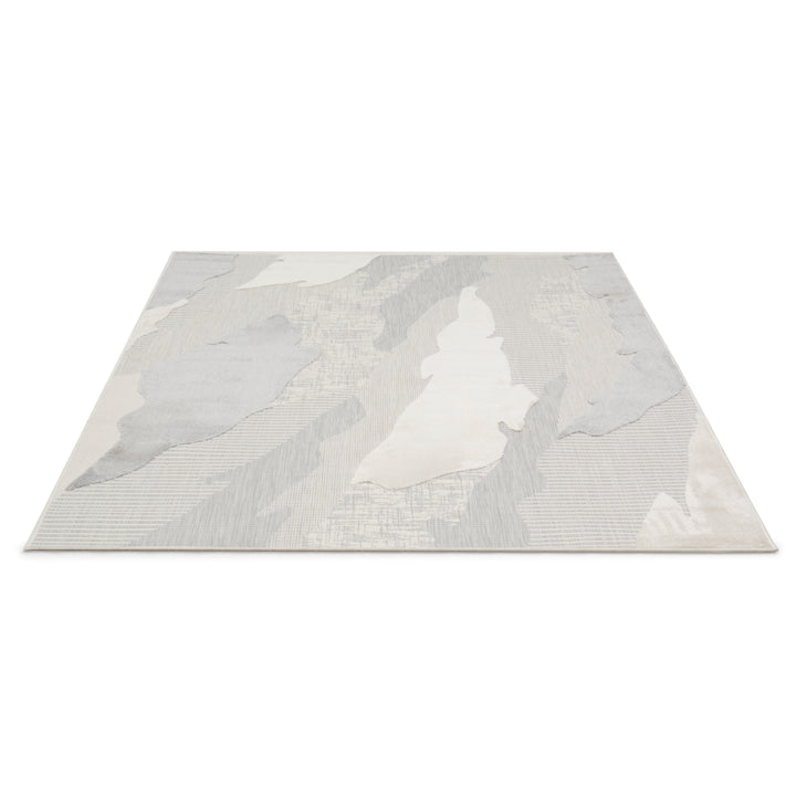 Najma Indoor/Outdoor Area Rug Light Grey