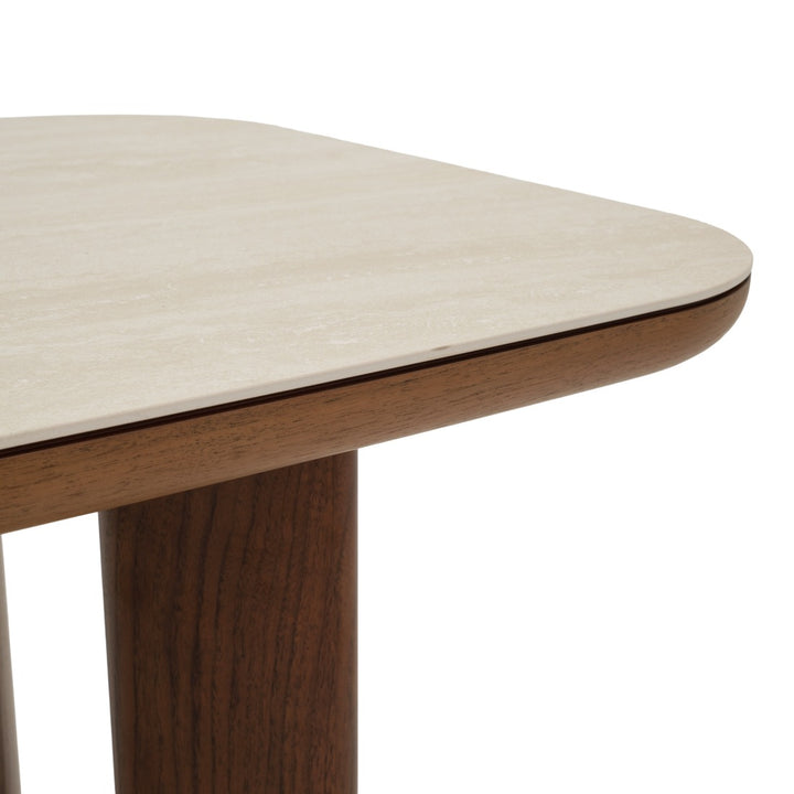 Navani Dining Table Light Brown