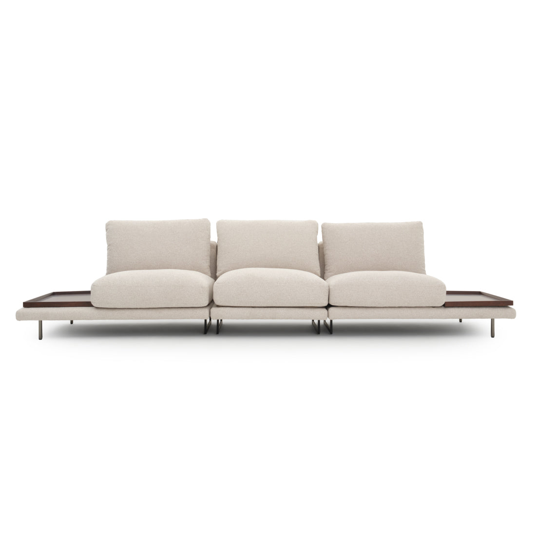 Elizabeth Armless Sofa Beige