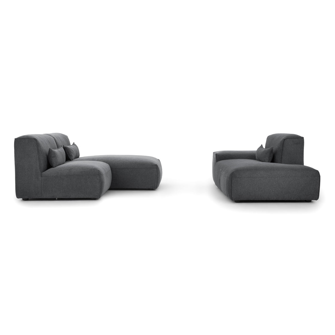 Ellemia Fabric Modular Set Dark Grey