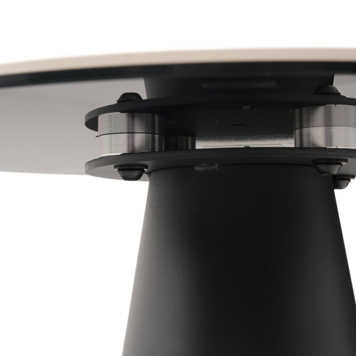 Wyon Ceramic End Table Black