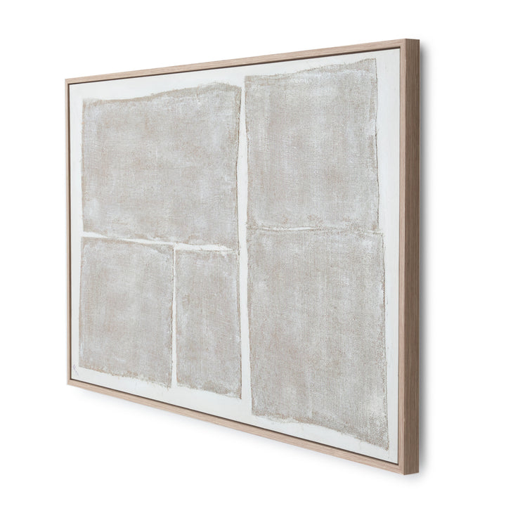 Nerium Painting on Canvas Beige