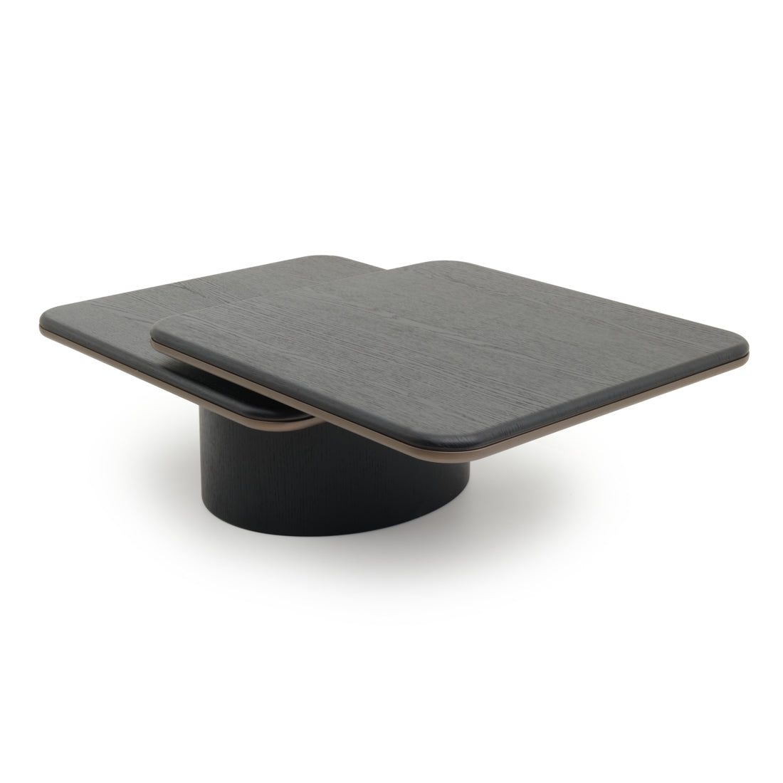 Novalee Wood Coffee Table Black