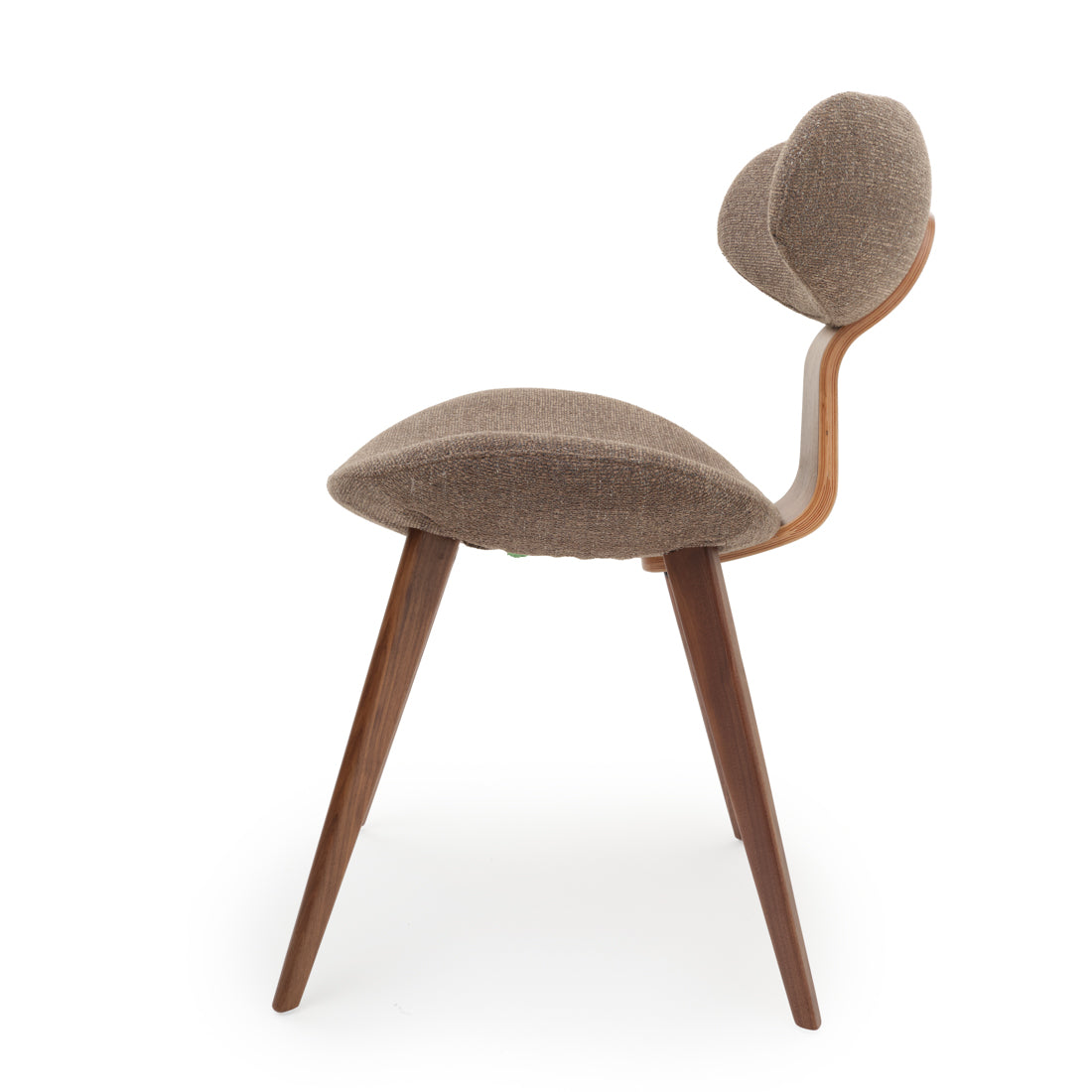 Witten Fabric Chair Dark Brown