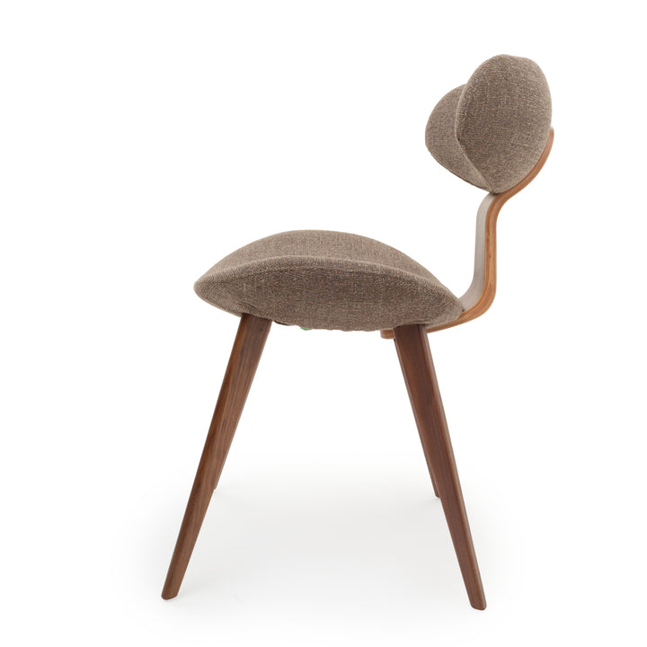 Witten Fabric Chair Dark Brown