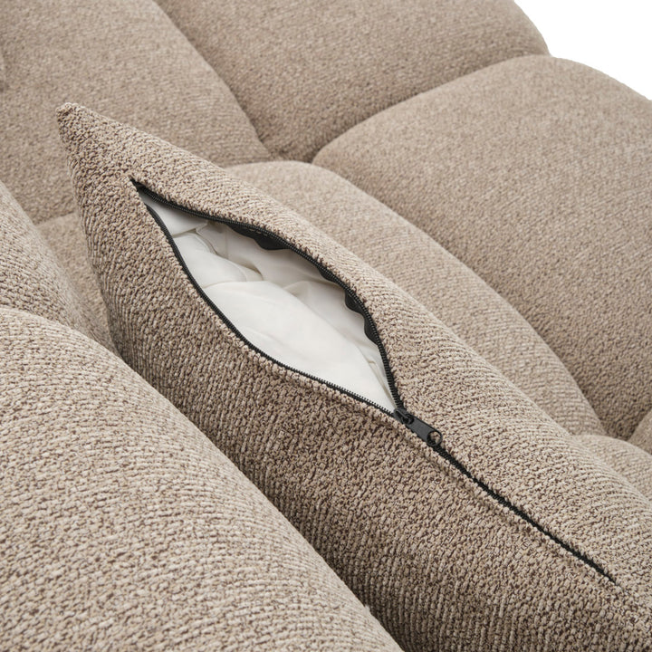 Edwina Modular Right Loveseat Taupe