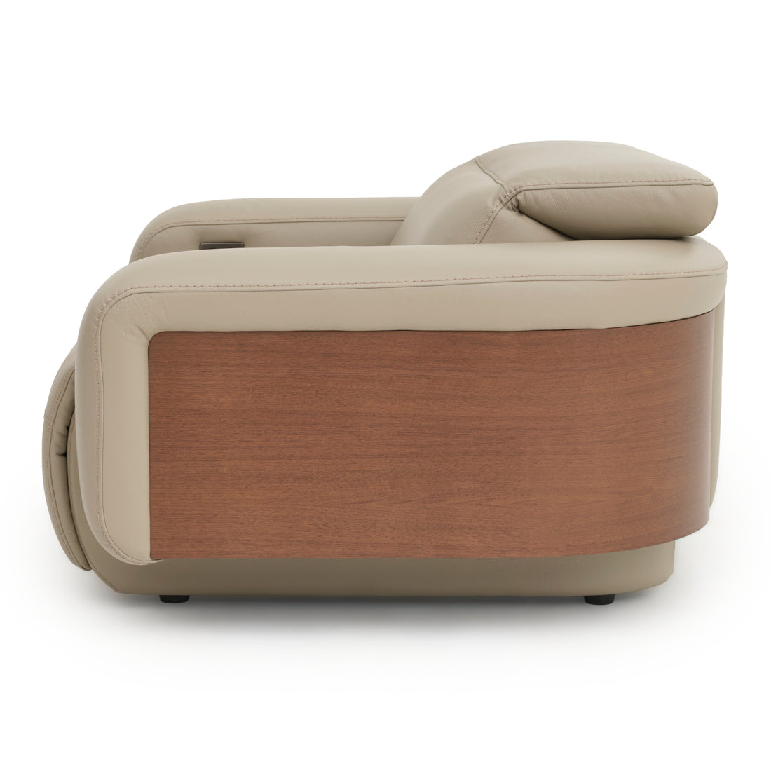 Eltha Reclining Accent Chair Taupe