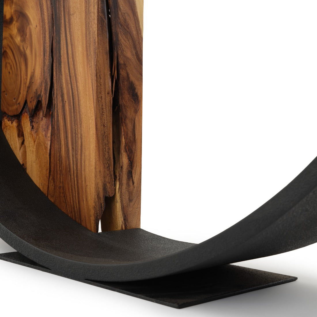 Nalca Wood Console Table Black