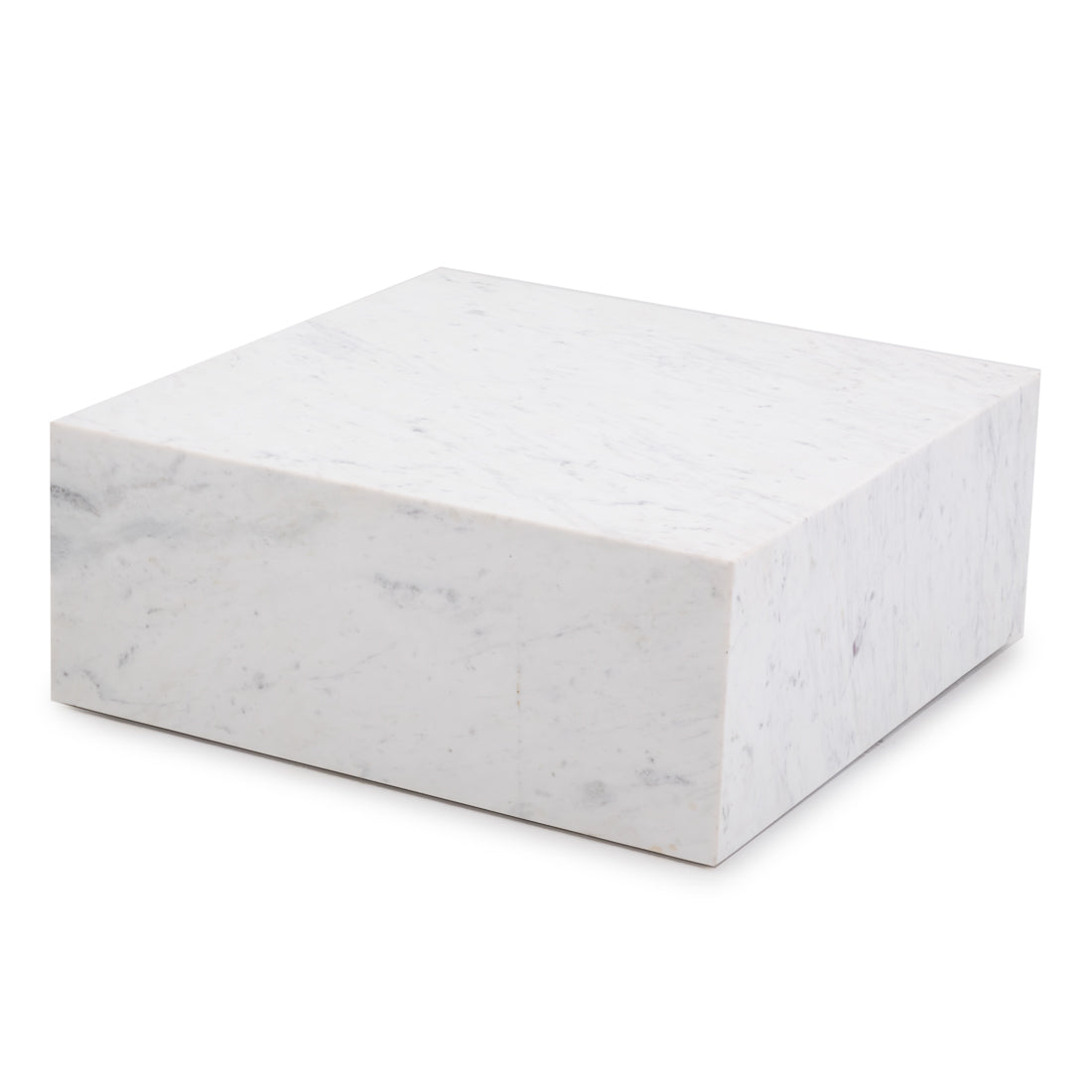 Nabby Marble Coffee Table White