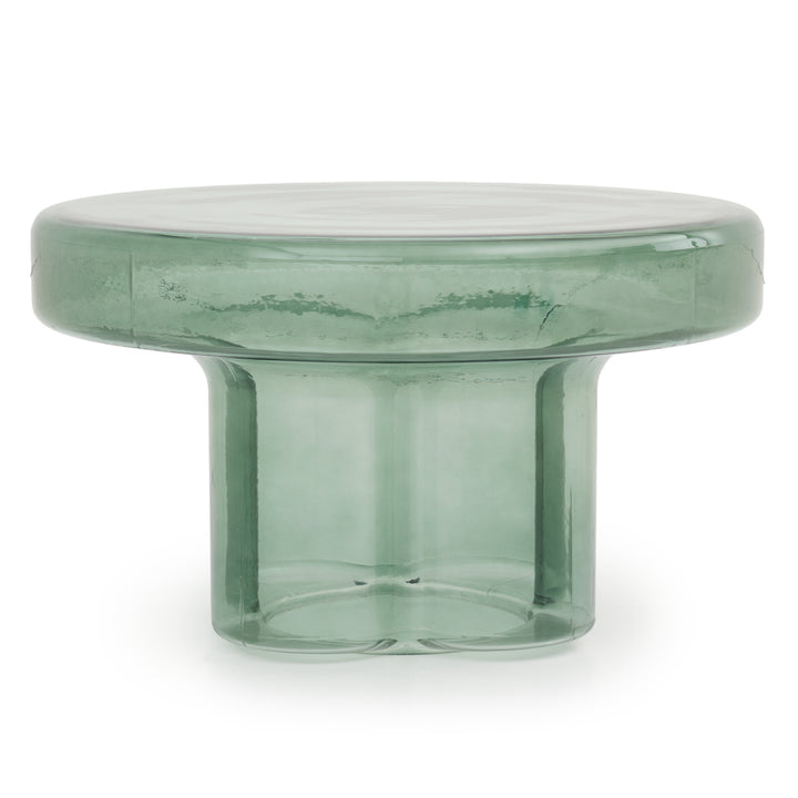 Eira Glass Coffee Table Aqua