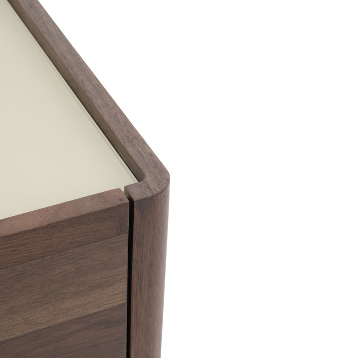 Nathaniel Left Nightstand Dark Brown