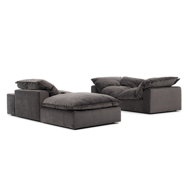 Nuage Fabric Modular Set Dark Grey