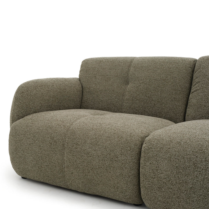Nalinda Fabric Modular Sofa Light Green