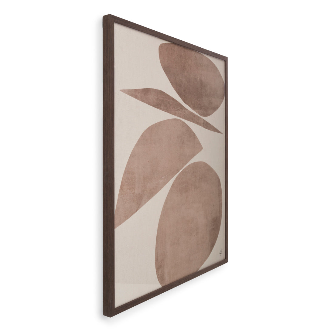 Wellem Painting on Canvas Light Brown