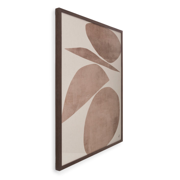 Wellem Painting on Canvas Light Brown