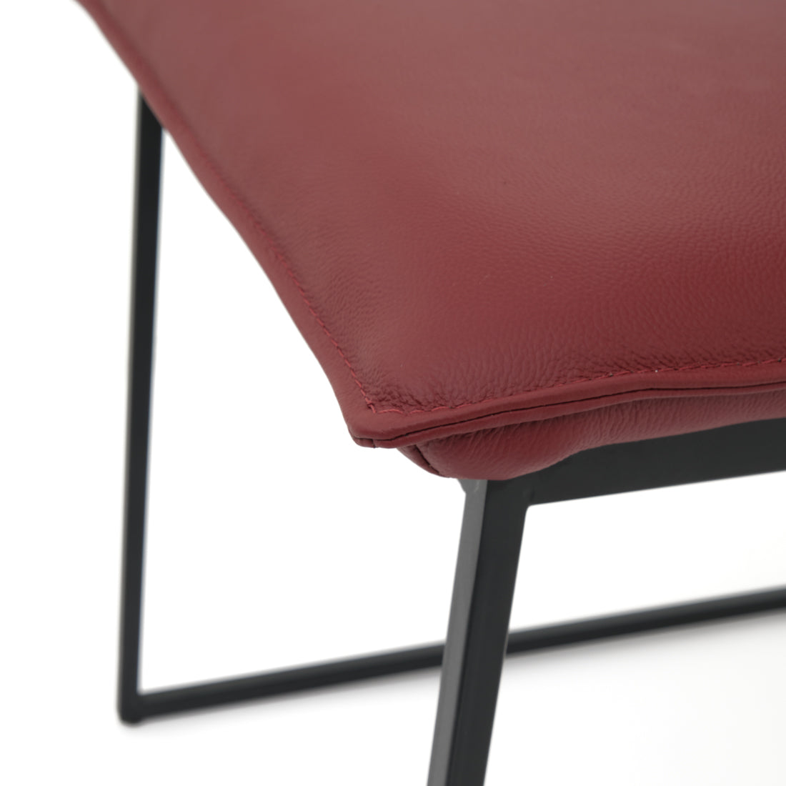 Wara Leather Chair Burgundy