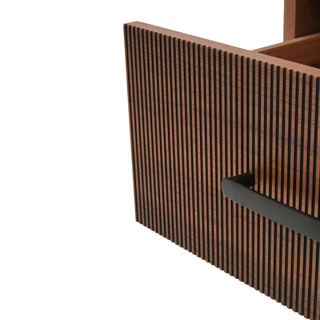 Edriana Left Nightstand Dark Brown