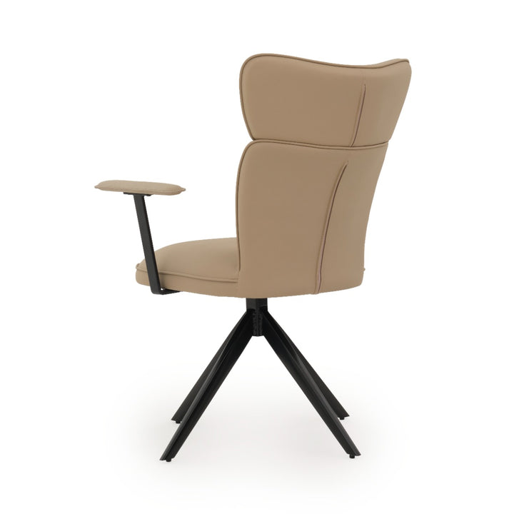Edrian Swivel Armchair Taupe