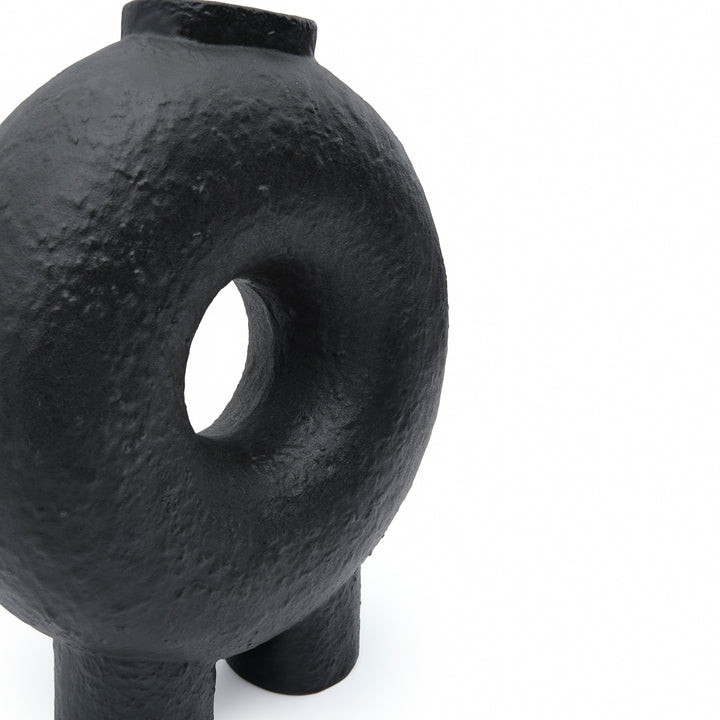 Saja Ceramic Vase Black