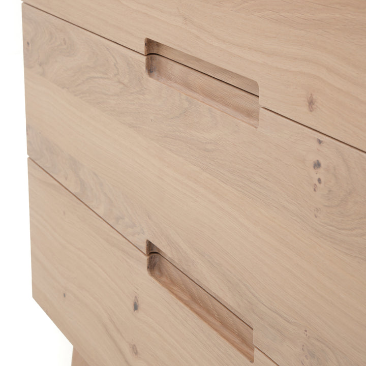 Elaina 6-Drawer Dresser Light Brown
