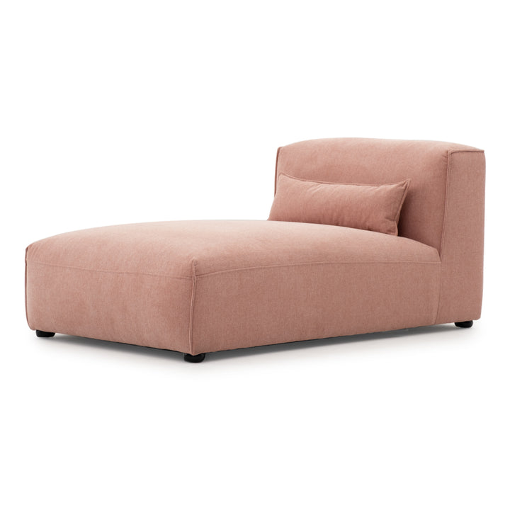 Ellemia Modular Armless Chaise Pink