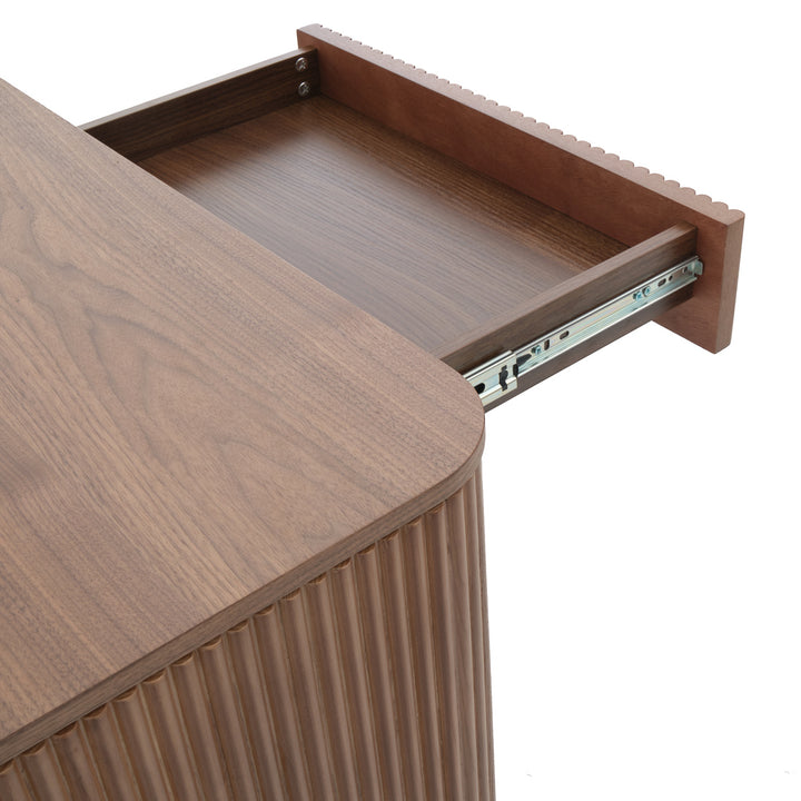 Evany Desk Dark Brown