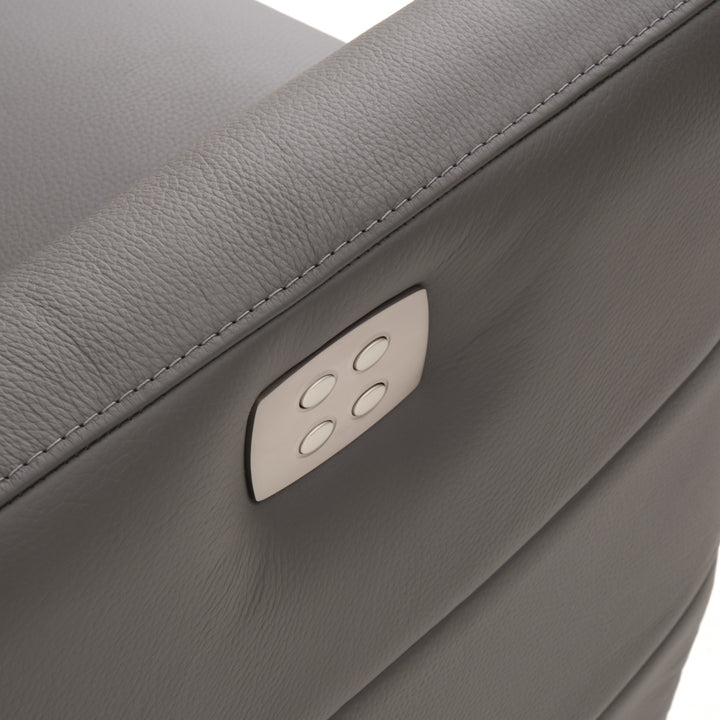 Waven Reclining Accent Chair Dark Grey