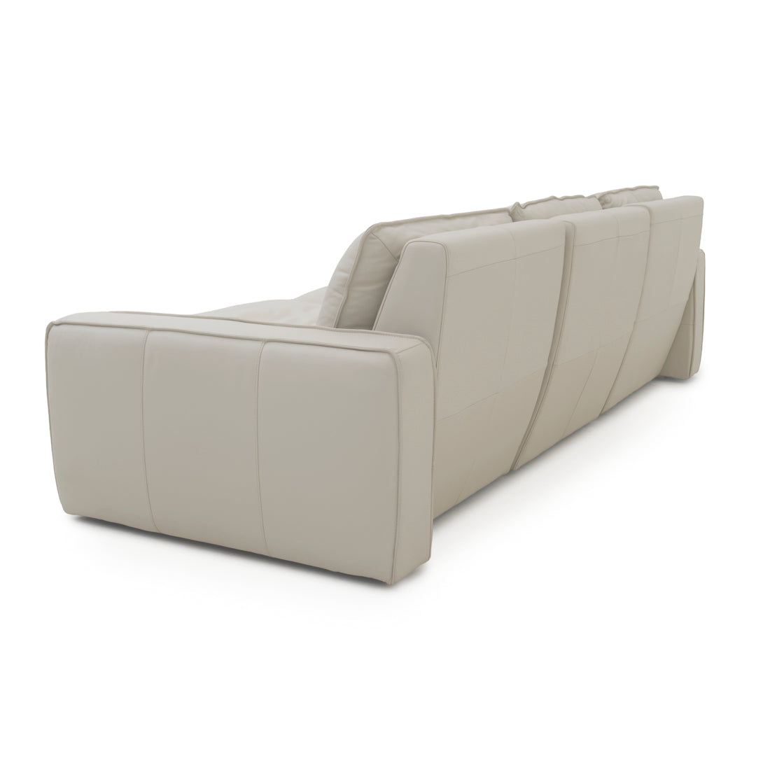 Nadyna Leather Modular Sofa Beige