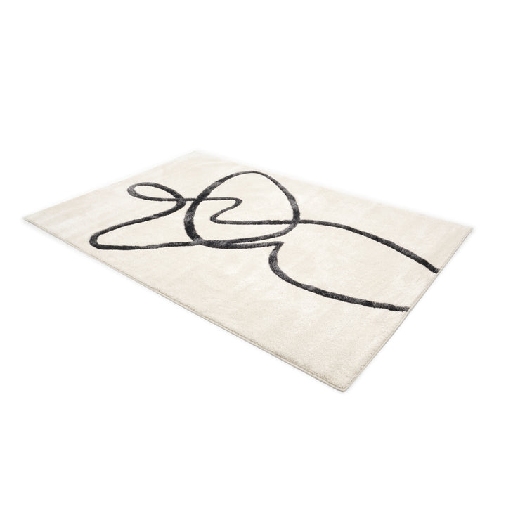 Simo Area Rug Black & White