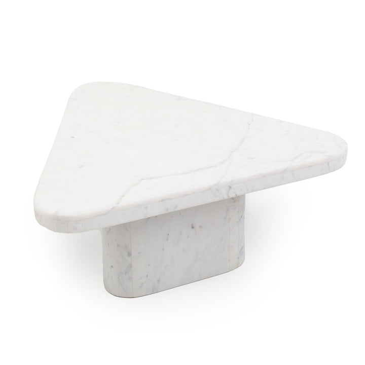 Wamika Marble Coffee Table White