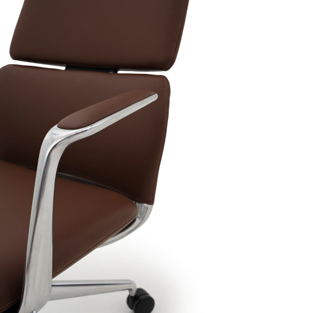 Euca Office Chair Dark Brown