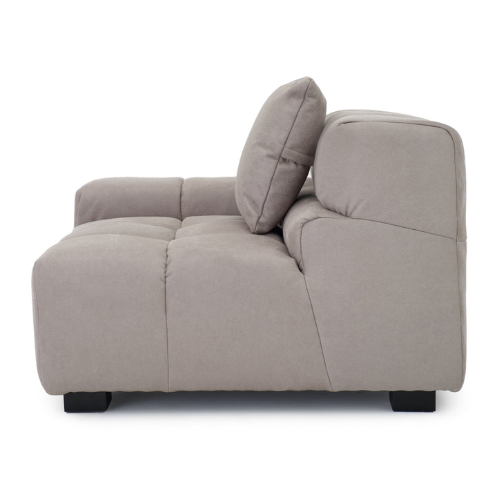 Norika Modular Left Chair Light Grey