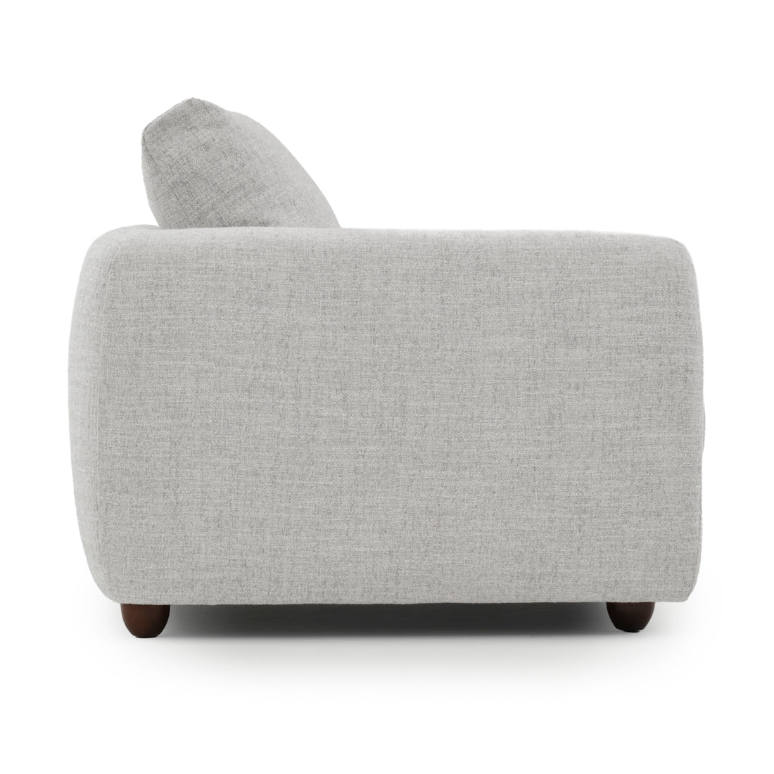 Nadal Modular Left Chair Light Grey