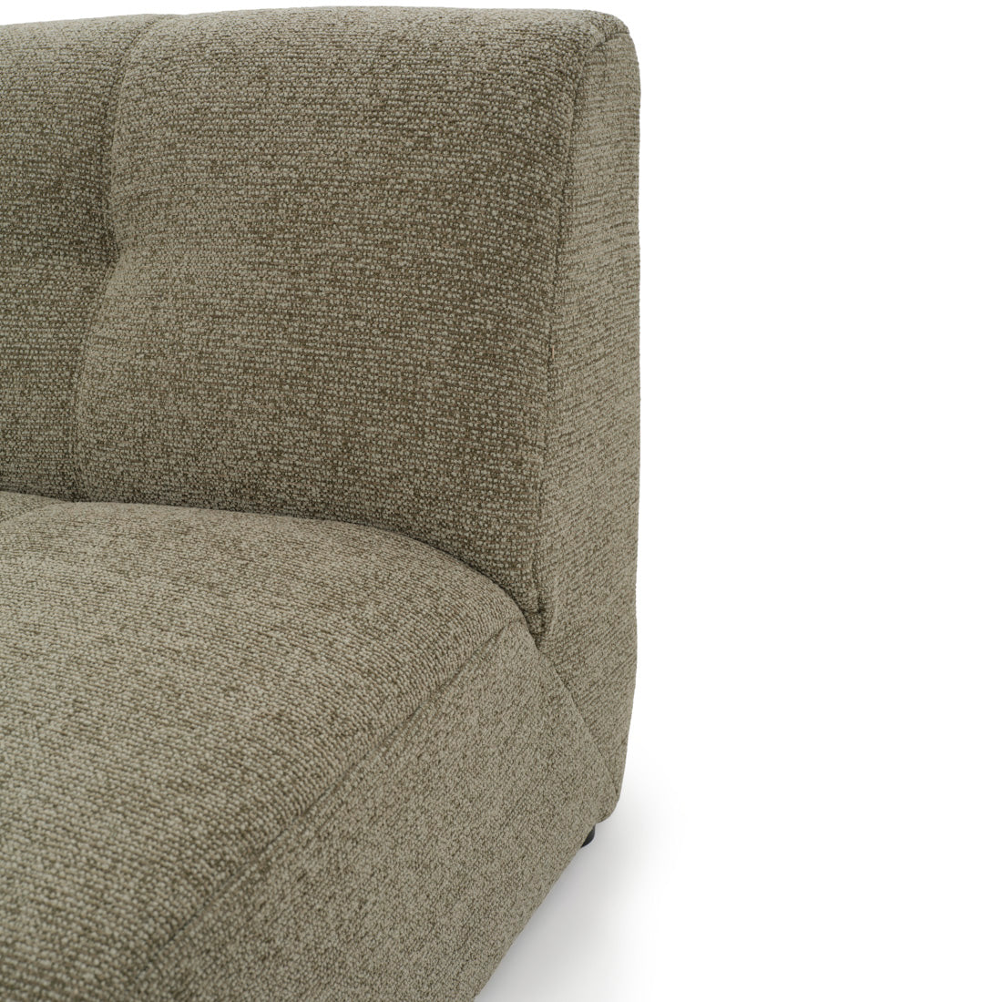 Nalinda Fabric Modular Loveseat Light Green