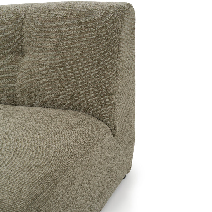 Nalinda Fabric Modular Loveseat Light Green
