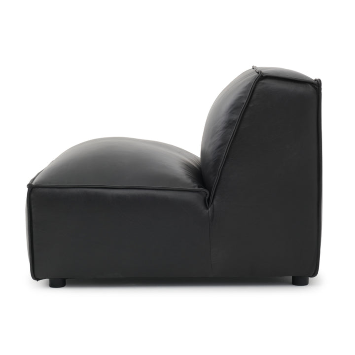 Nook Modular Armless Chair Black