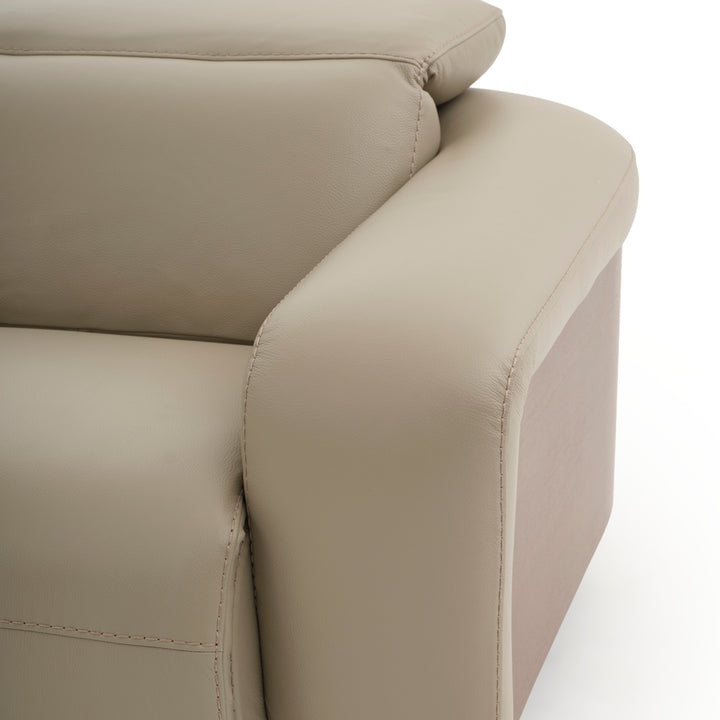 Eltha Reclining Accent Chair Taupe