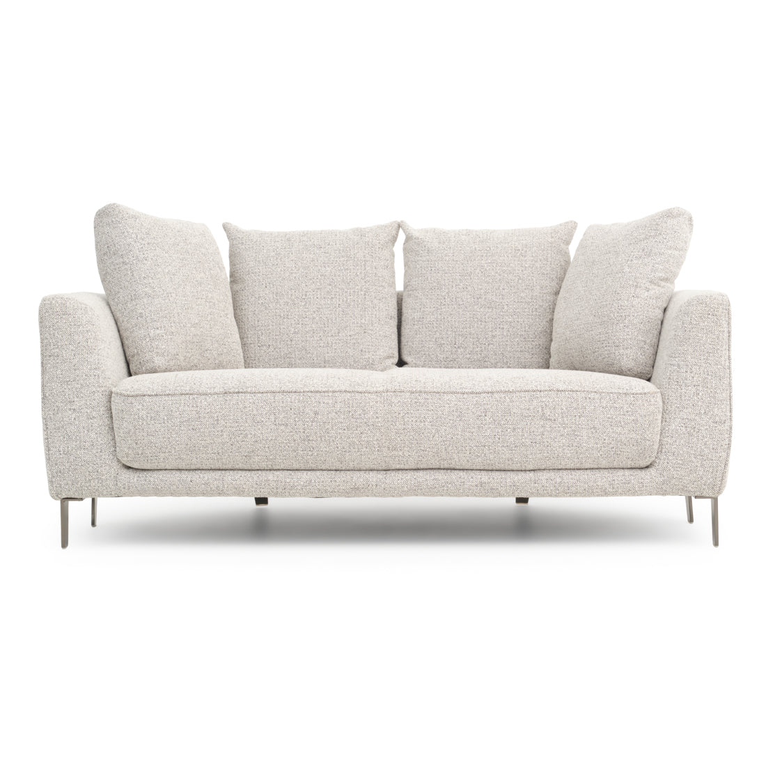 Wester Fabric Loveseat Black & White