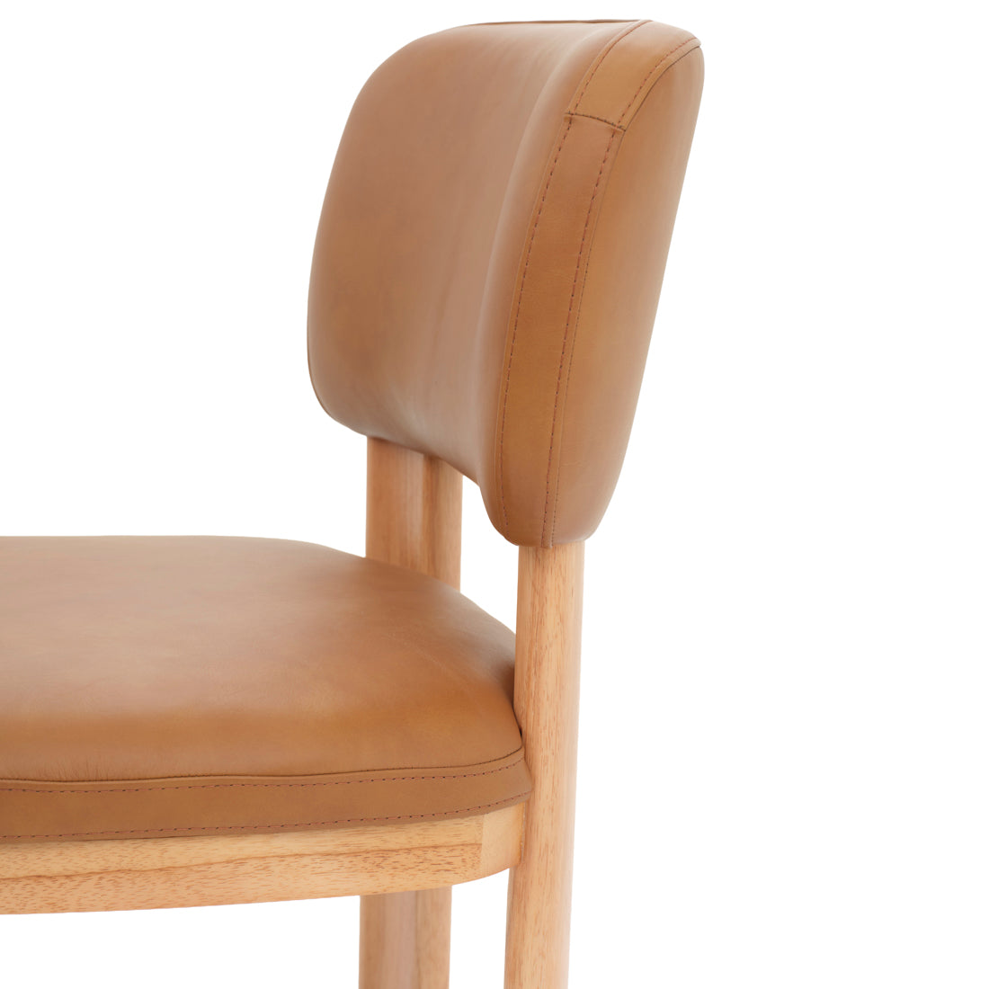 Noelia Leather Chair Cognac