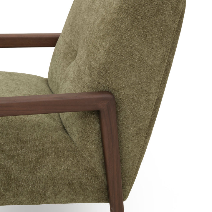 Norina Fabric Accent Chair Light Green