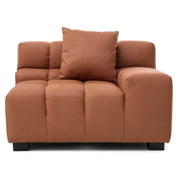 Norika Fabric Modular Sofa Orange