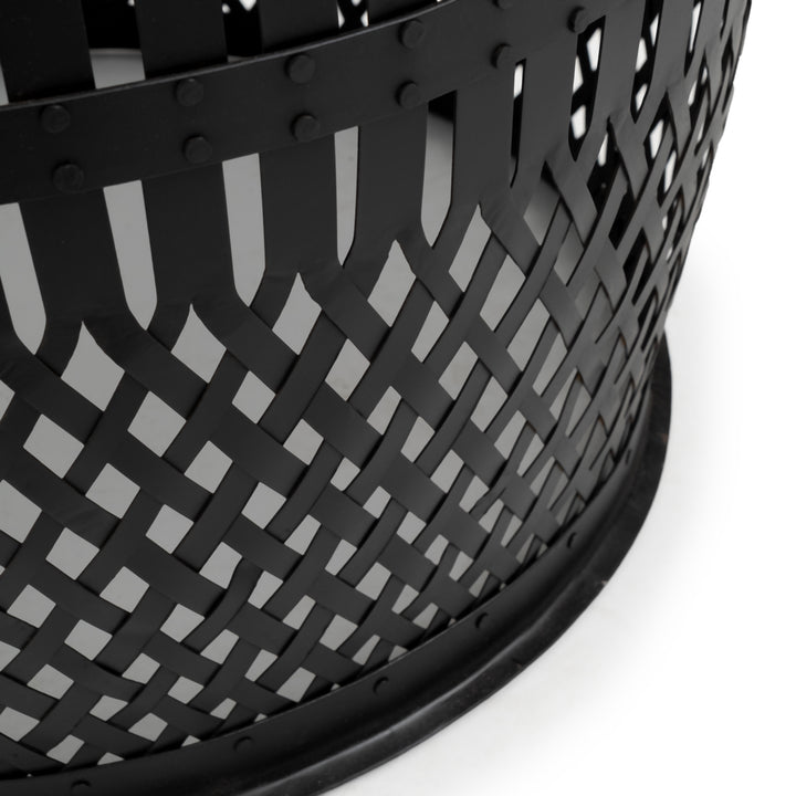 Indira Metal Accent Table Black