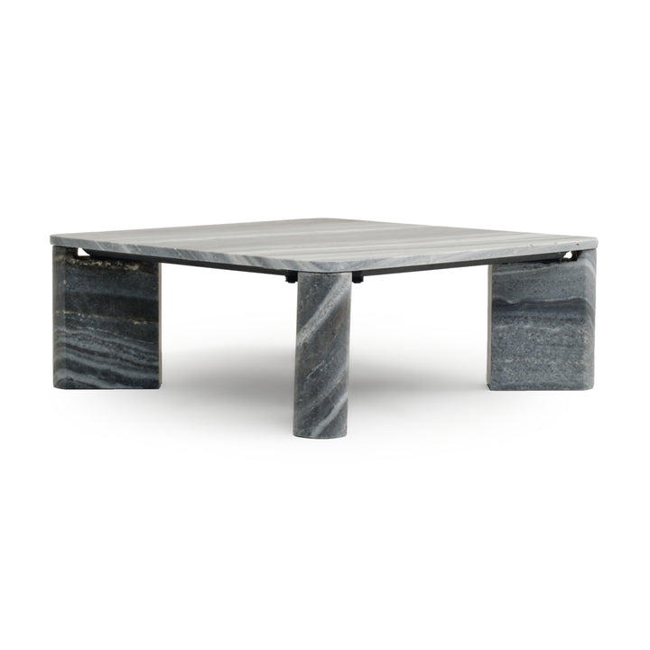 Wamin Marble Coffee Table Light Grey